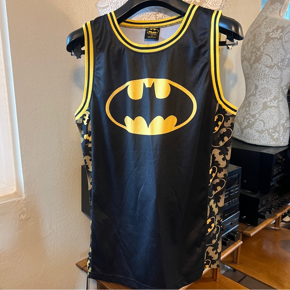 Batman Black and Yellow Crew Neck Shirt